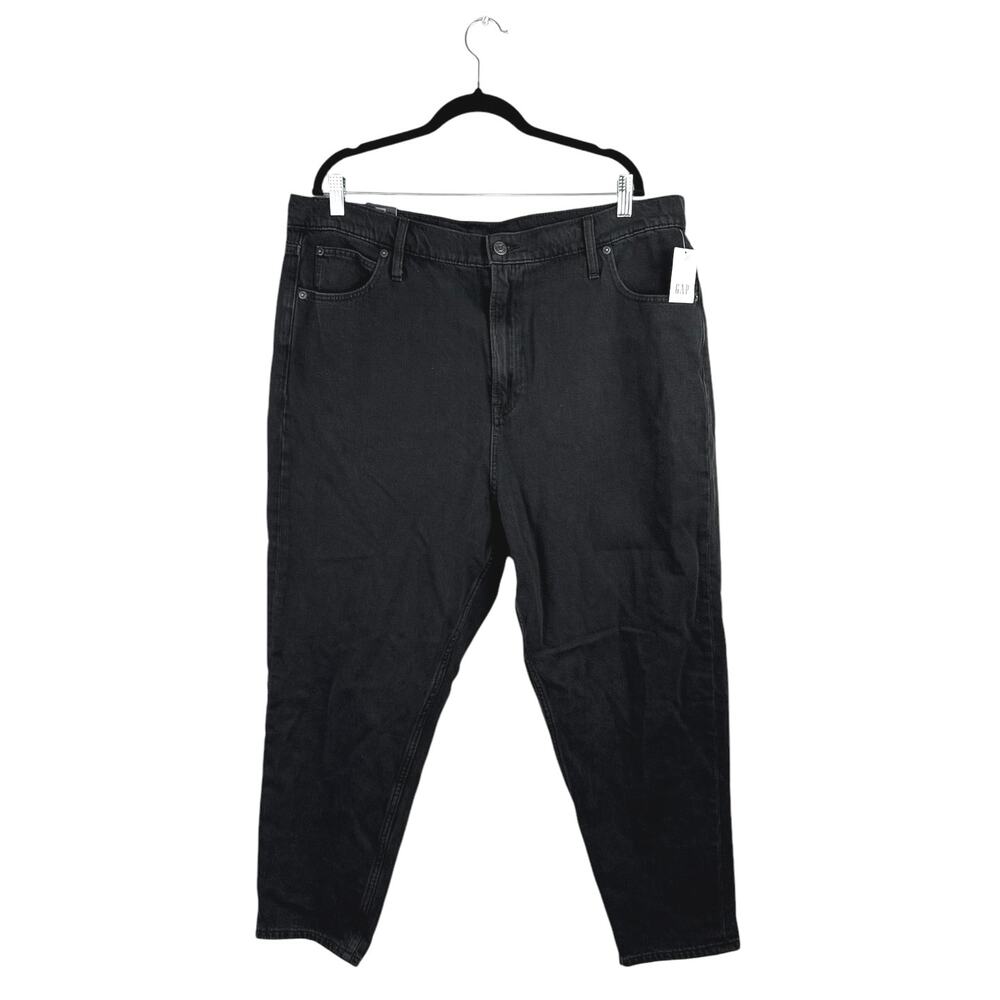 NEW Gap Women's Black High Rise Skinny Leg Stretch Mom Jeans Denim Pants Size 35